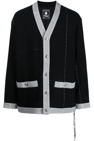 MASTERMIND Embroidered-logo cardigan