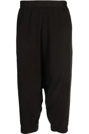Comme des Garçons Drop-crotch cropped trousers