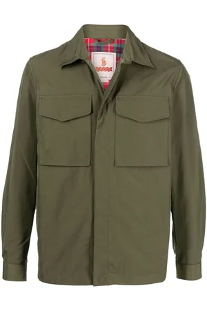 Baracuta Men Jackets - Single-breasted fitted jacket