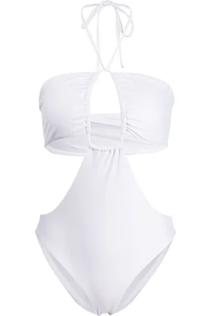 ROSETTA GETTY Bandeau-style rear-tie swimsuit
