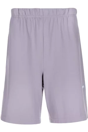 Off-Duty Rigg logo print track shorts
