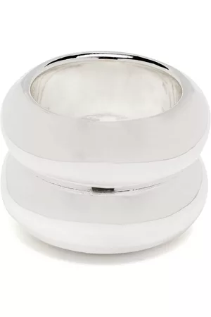 UNCOMMON MATTERS Breve double-brand ring