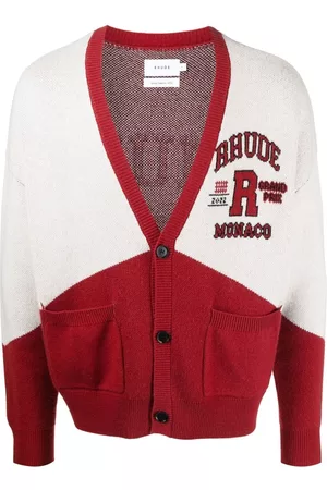 Rhude Grand Prix cashmere-merino cardigan