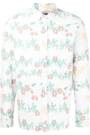 Viktor & Rolf Men Shirts - Floral-print cotton shirt