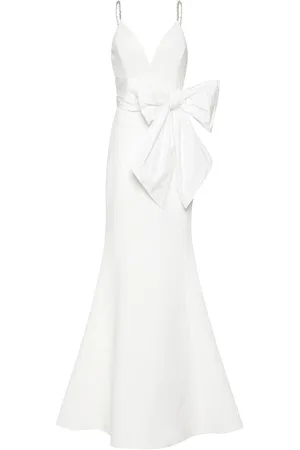 Rebecca Vallance Genevieve bow-embellished gown