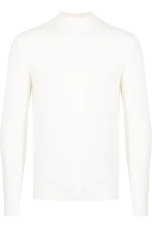 N.PEAL Mock neck knitted jumper