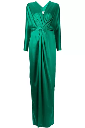 Michelle Mason Twist-detail silk gown