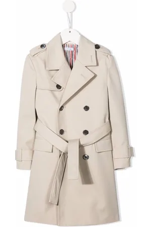 Thom Browne Kids Double-breasted trench coat