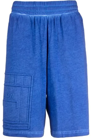A-cold-wall* Debossed-logo elasticated-waist Bermuda shorts