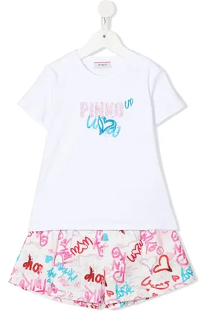 Pinko Heart-print short set