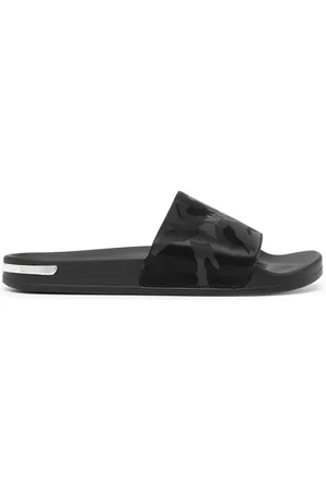 Mallet Embossed-logo pool slides