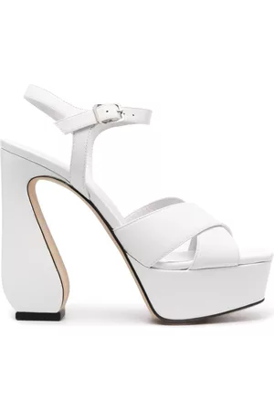 SI ROSSI Platform sculpted-heel sandals