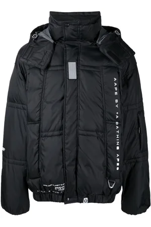 A Bathing Ape Logo-print padded jacket