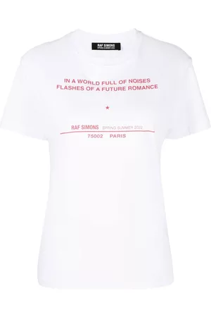 RAF SIMONS Tour-print short-sleeve T-shirt