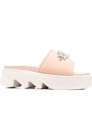 LE SILLA Poolside crystal-embellished sandals