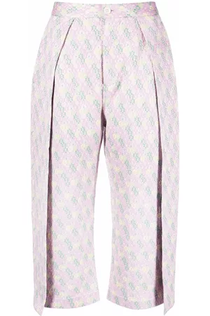 HENRIK VIBSKOV Flip floral-jacquard trousers