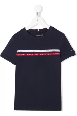 Tommy Hilfiger Logo-stripe short-sleeve T-shirt