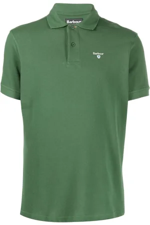 Barbour Men Polo Shirts - Embroidered-logo short-sleeved polo shirt