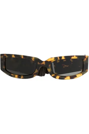 SUNNEI Rectangle-frame buckled-strap sunglasses