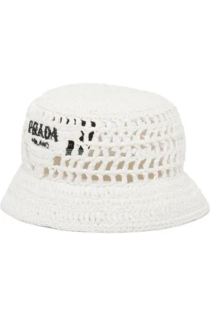 Prada Raffia bucket hat