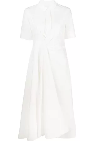 Jil Sander Ruched shirt midi dress