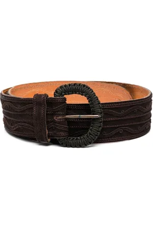 Saint Laurent 1970s braided detailing belt
