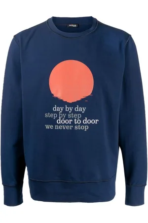Kiton Graphic-print crew neck sweatshirt