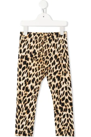 Roberto Cavalli Junior Leopard-print stretch leggings