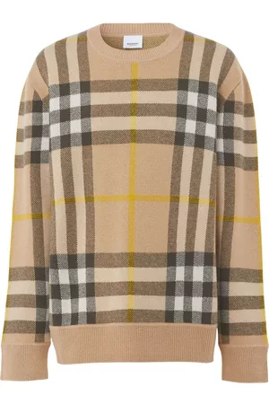 Burberry Check cashmere jumper