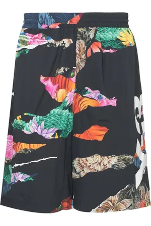Y-3 Floral-print swim shorts