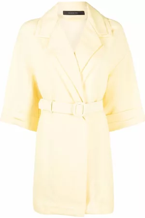 FEDERICA TOSI Belted linen-blend jacket
