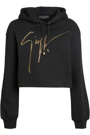 Giuseppe Zanotti Mailena crystal-logo hoodie