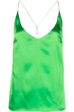 BLANCA Spaghetti-strap satin camisole