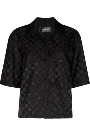MISBHV Monogram pattern boxy shirt