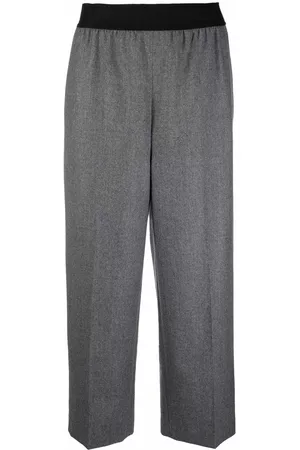 Stella McCartney Cropped flannel trousers