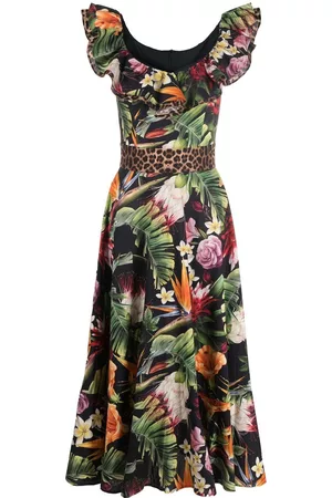 Philipp Plein Floral-print maxi dress