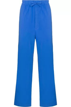Tekla Drawstring pajama trousers