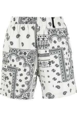 Purple Brand Paisley-print swim shorts