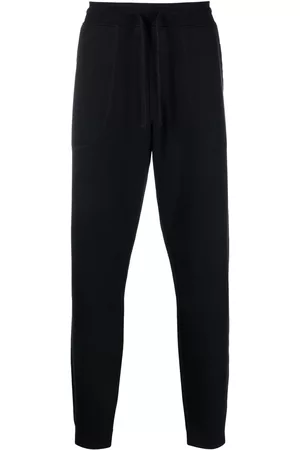 Vince Drawstring-waist cotton track pants