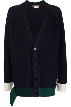 Marni V-neck ribbed cardigan