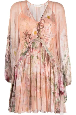 ZIMMERMANN Dancer floral-print dress