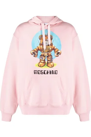 Moschino Logo drawstring hoodie