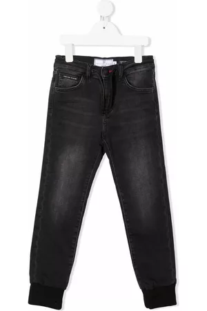 Philipp Plein Iconic Plein mid-rise straight-leg jeans