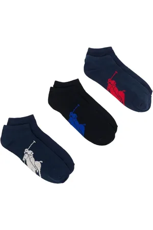 Ralph Lauren Pony motif ankle socks