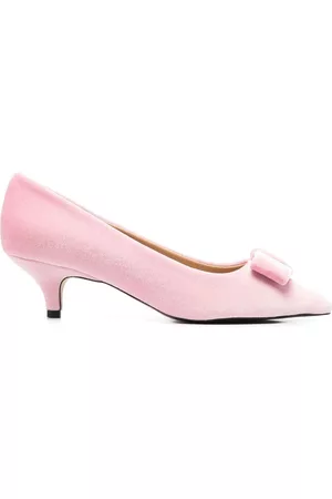 AGE OF INNOCENCE Jacqueline 50mm bow-embellished pumps