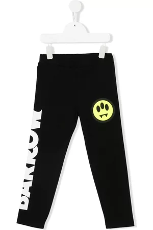 BARROW Logo-print cotton leggings