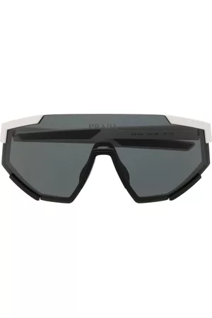Prada Linea Rossa Men Sunglasses - Shield-frame logo sunglasses