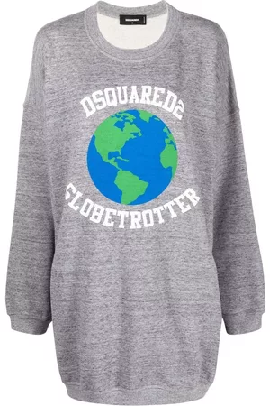 Dsquared2 Globetrotter print jumper dress