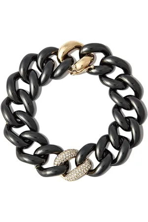 Shay 18kt yellow ceramic diamond bracelet