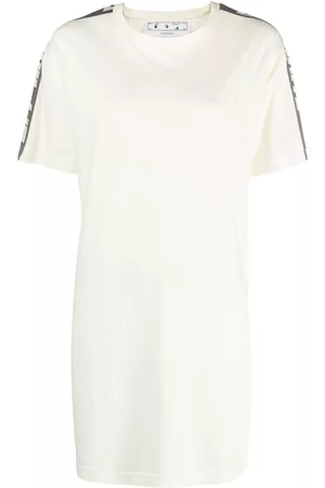OFF-WHITE Side-stripe T-shirt dress